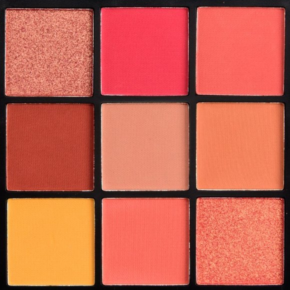 🔥3/$30 NIB HUDA BEAUTY Coral Obsessions Palette Full Size Retail Price $27.00 - Picture 5 of 10